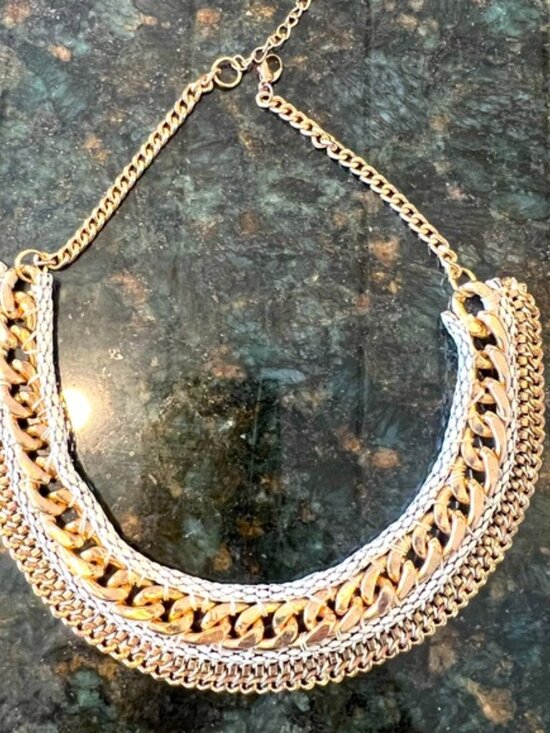 Vintage 90s statement‎ necklace - Picture 2 of 5